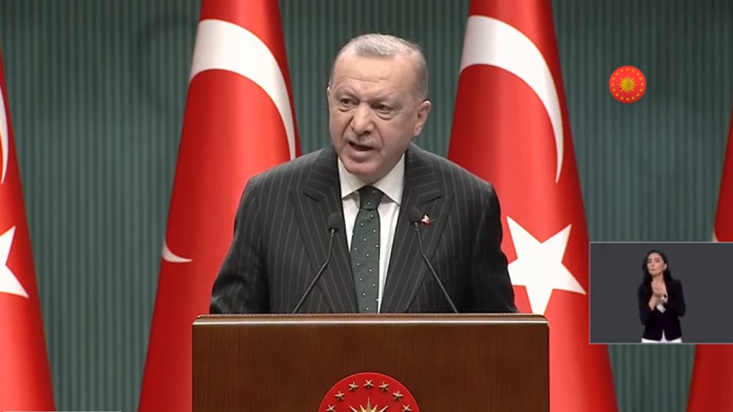 Erdoğan: Ramazanın ilk iki haftasında kısmi kapanmaya geçiyoruz!