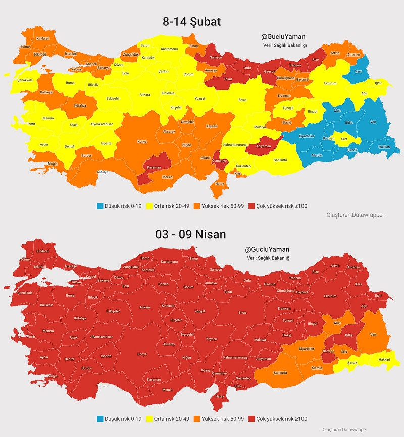 Son veriler açıklandı, Türkiye'nin yeni risk haritası ortaya çıktı! - Resim : 1