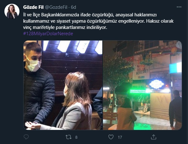 CHP Beşiktaş'a polis baskını! İlçe Başkanı Gözde Fil: Siyaset yapma özgürlüğümüz engelleniyor! - Resim : 1