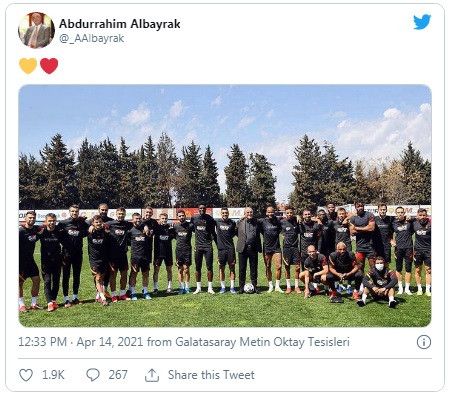 Abdürrahim Albayrak'tan sürpriz Galatasaray paylaşımı - Resim : 1