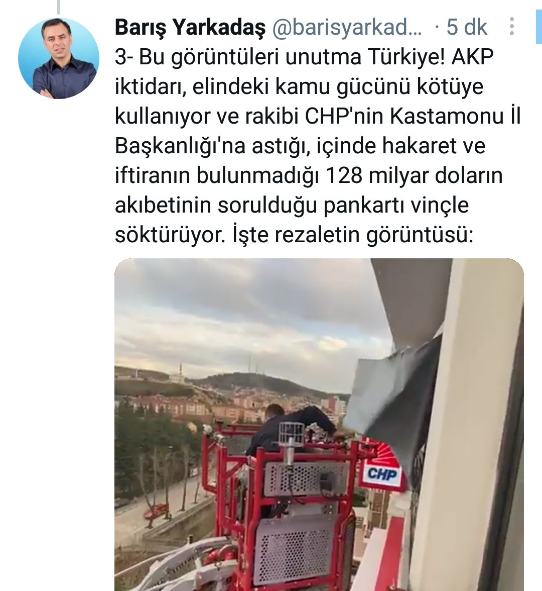 CHP Kastamonu'nun astığı manili '128 milyar dolar nerede?' pankartına da para cezası! - Resim : 4