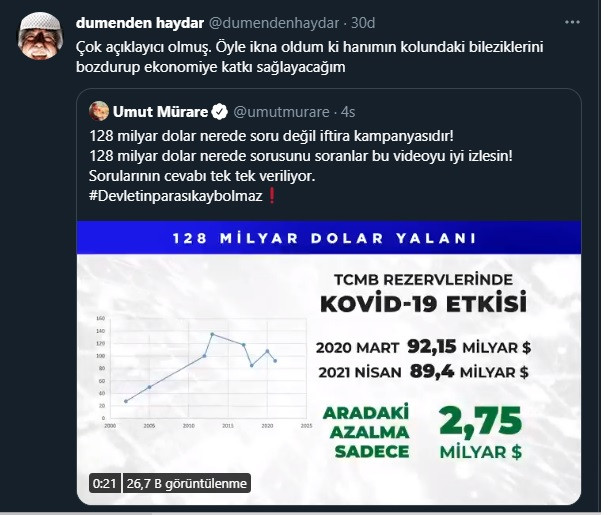 AKP'li trolün paylaştığı '128 milyar dolar' videosu alay konusu oldu - Resim : 4