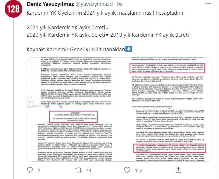 CHP'li vekil bu kez de AKP'lilerin KARDEMİR'deki maaşlarını ifşa etti! - Resim : 2