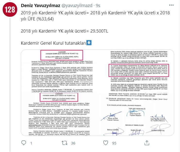 CHP'li vekil bu kez de AKP'lilerin KARDEMİR'deki maaşlarını ifşa etti! - Resim : 3
