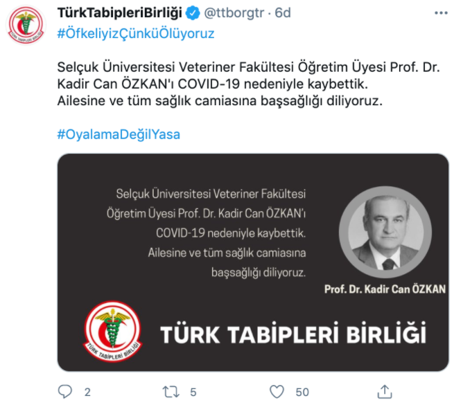 Prof. Dr. Kadir Can Özkan, koronavirüsten hayatını kaybetti - Resim : 1