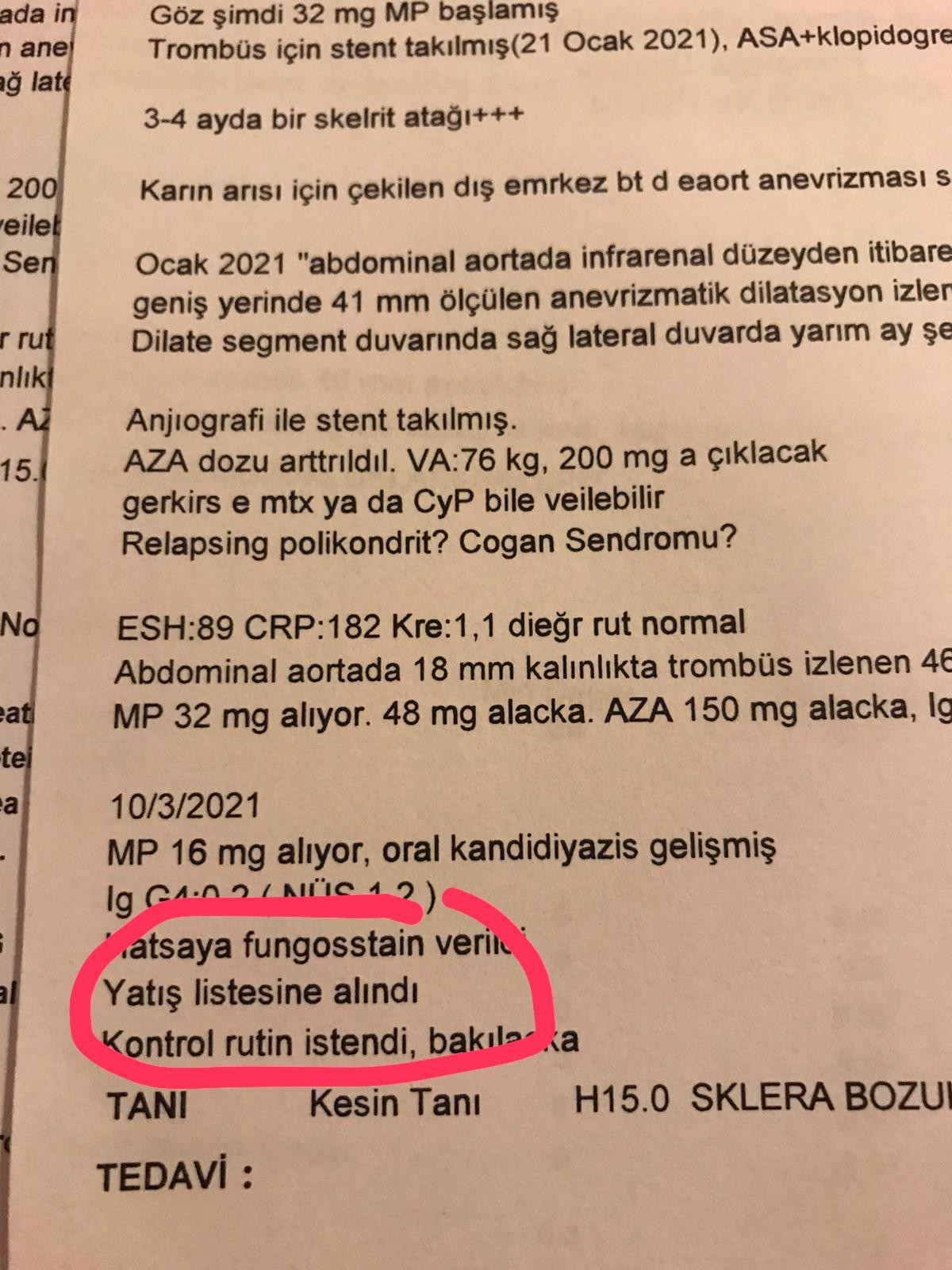 Sağlık müdürlüğü yalanlamıştı... Aslı Özkısırlar'ın yatak beklerken yaşamını yitirdiği belgelendi - Resim : 1