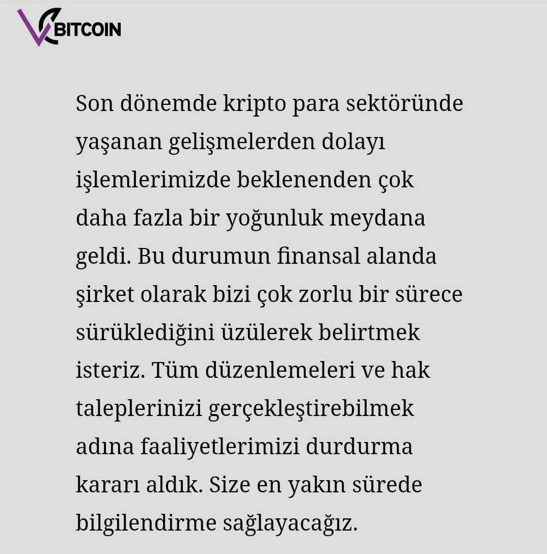 Kripto para borsası Vebitcoin faaliyetlerini durdurdu! - Resim : 1