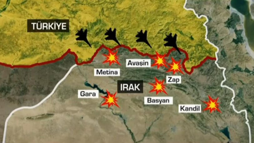 TSK, Kuzey Irak'a kara ve hava harekatı başlattı! Özel kuvvetler bölgeye indirildi