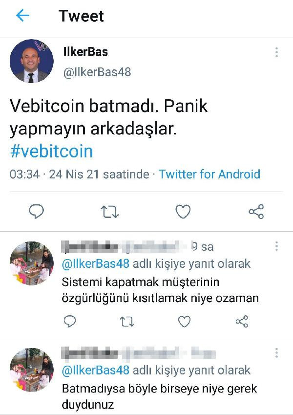 Gözaltına alınan VeBitcoin CEO'su İlker Baş'ın son mesajı: Panik yapmayın arkadaşlar - Resim : 4