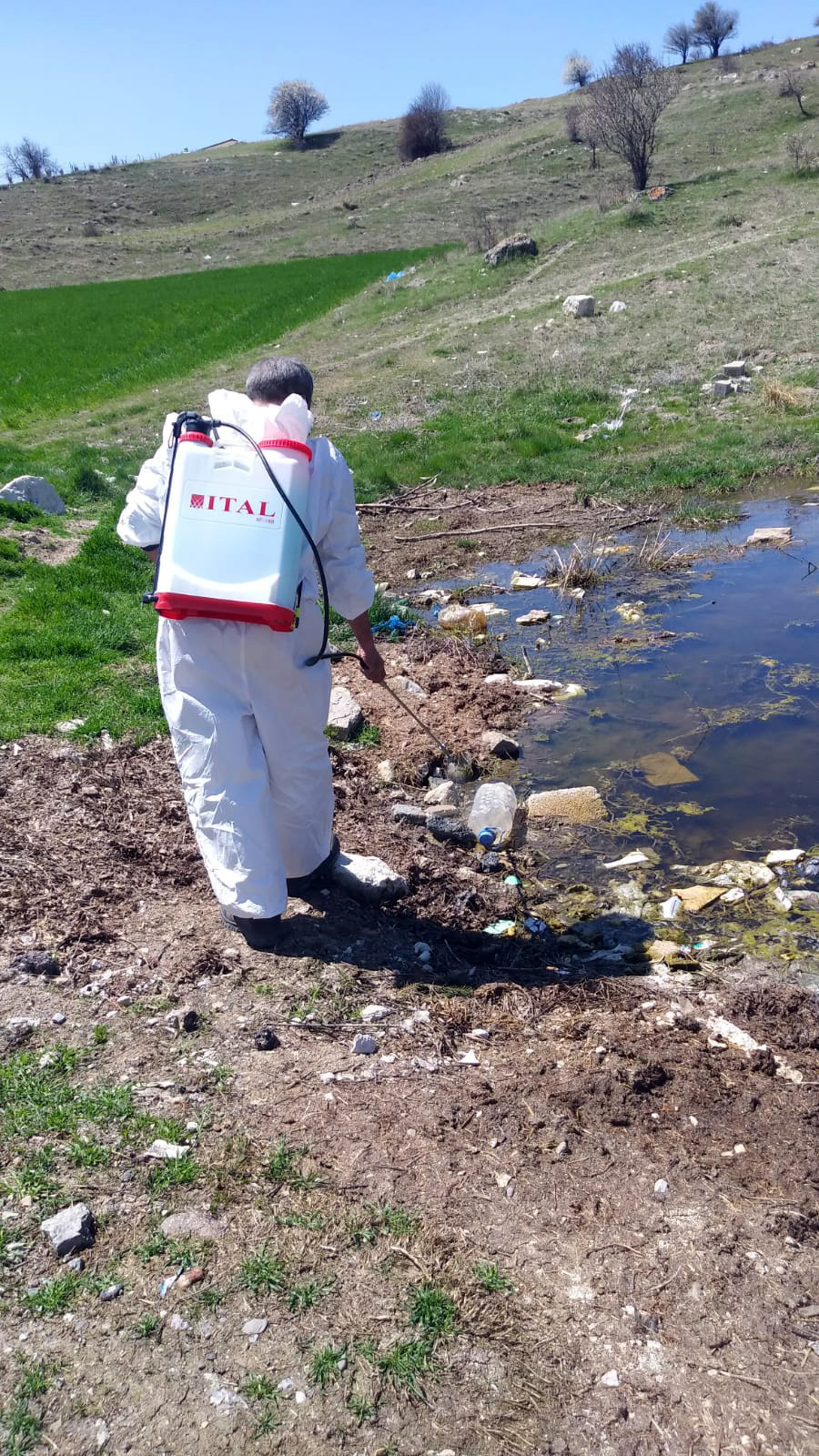 Yenimahalle'den sulak alanlarda larva mücadelesi - Resim : 2