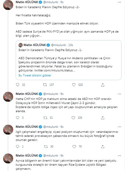 AKP'li Metin Külünk Rize'deki direnişi ABD'ye bağladı - Resim : 1