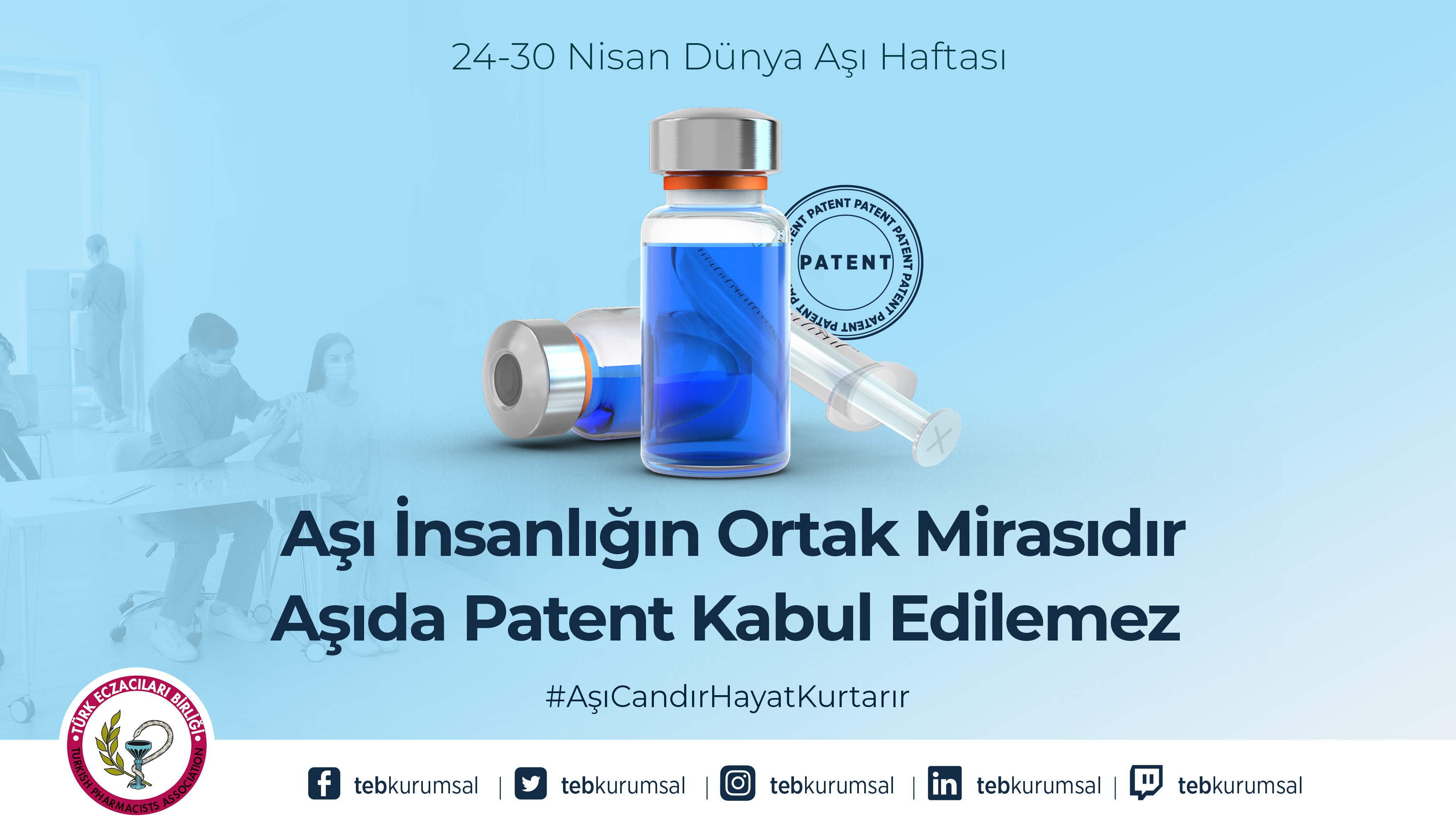 Türk Eczacıları Birliği'nden 'aşıda patent kaldırılsın' çağrısı - Resim : 1