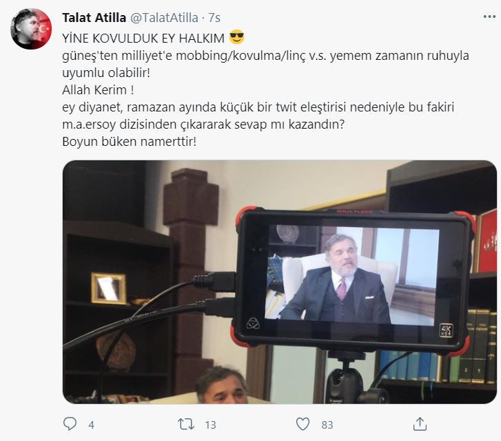 Talat Atilla: Yine kovulduk ey halkım - Resim : 1