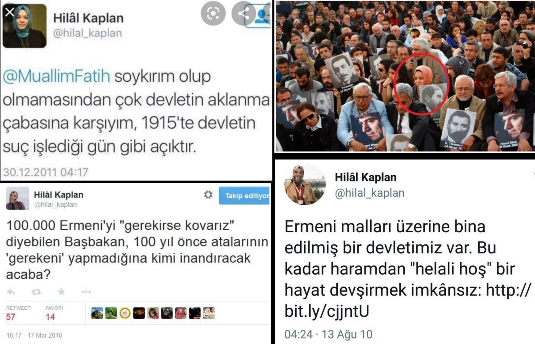 Yandaş Hilal Kaplan canlı yayında attığı tweetleri inkar etti, ortalık karıştı - Resim : 1