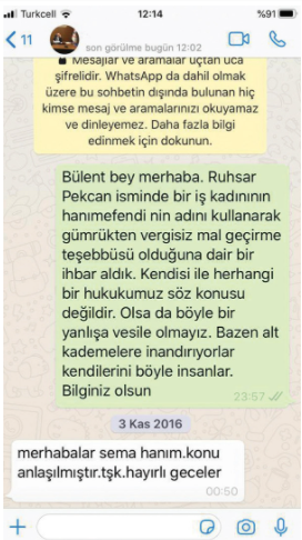 İsmail Saymaz, Ruhsar Pekcan'la ilgili Emine Erdoğan'a gelen ihbarı yazdı - Resim : 1
