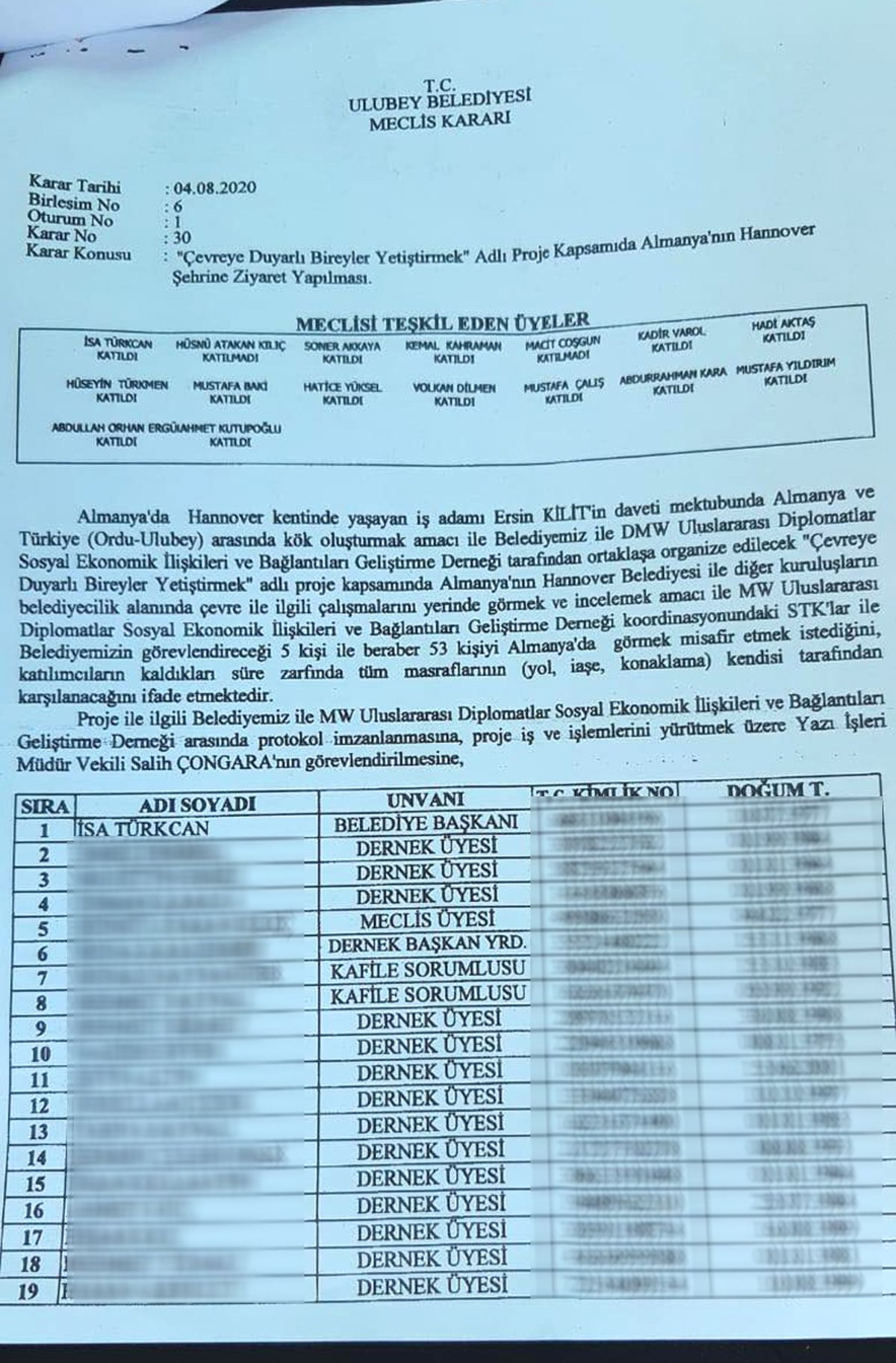 Gri pasaport skandalında AKP'li bir belediyenin daha listesi ortaya çıktı! - Resim : 2
