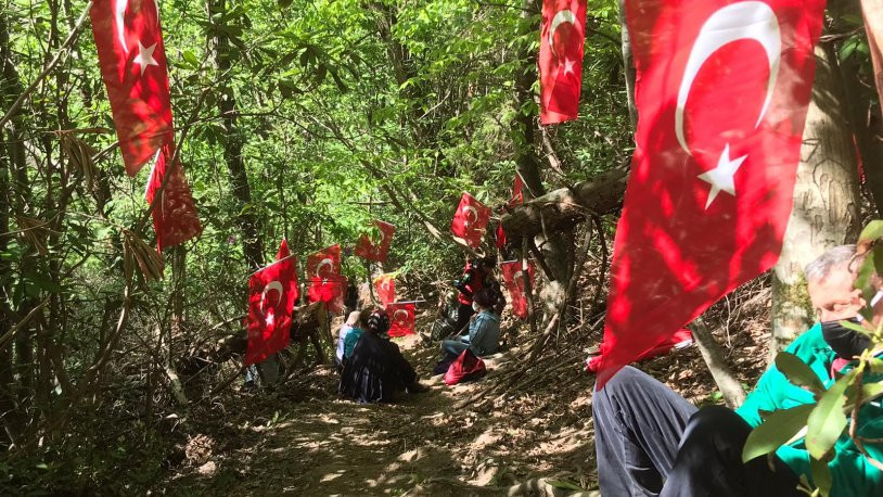 İkizdere'de talana Türk bayrağıyla direniş: Musa Yılmaz gözaltına alındı