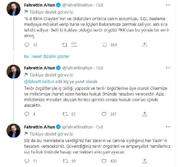 Fahrettin Altun: 'Bu kan emiciler, emperyalistlerin kucağında solculuk oynuyorlar' - Resim : 1