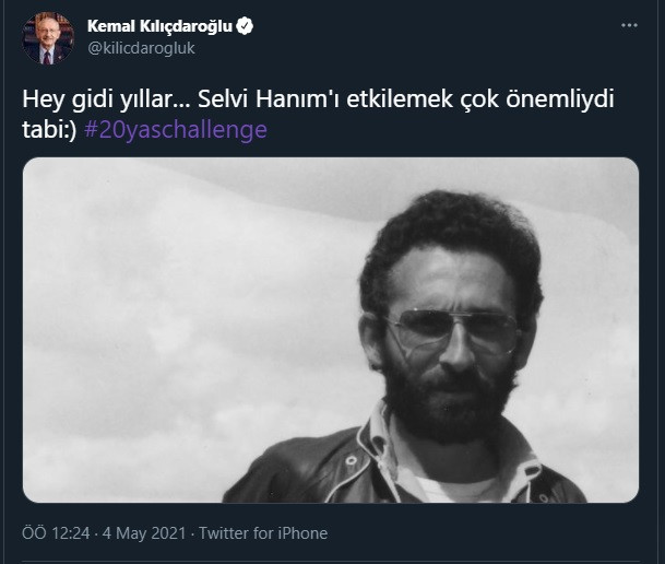 Kılıçdaroğlu #20yaschallenge akımına katıldı! İşte CHP liderinin 20 yaşındaki fotoğrafı - Resim : 2