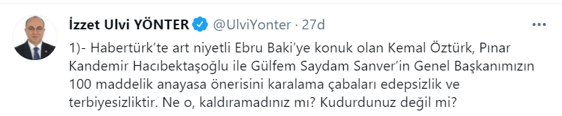 Habertürk sunucusu MHP'nin hedefinde: 'Kudurdunuz değil mi? Yuh olsun!' - Resim : 2