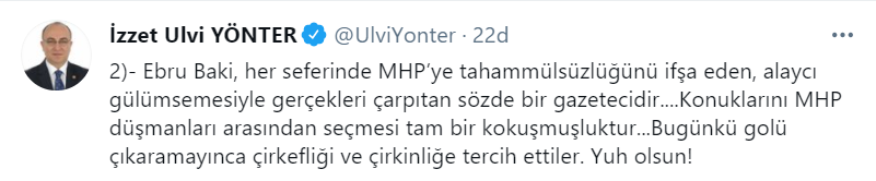 Habertürk sunucusu MHP'nin hedefinde: 'Kudurdunuz değil mi? Yuh olsun!' - Resim : 3