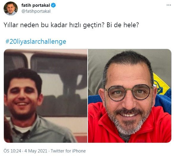 Fatih Portakal'dan #20yaschallenge paylaşımı: İşte Portakal'ın 20 yaşındaki fotoğrafı - Resim : 1