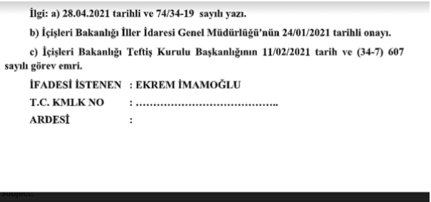 'Ellerini bağlama' soruşturmasında Ekrem İmamoğlu'nun ifadesi ortaya çıktı - Resim : 1