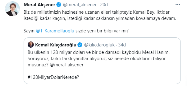 Akşener'den Kılıçdaroğlu'na: İktidar istediği kadar kaçsın, takipteyiz Kemal Bey - Resim : 2