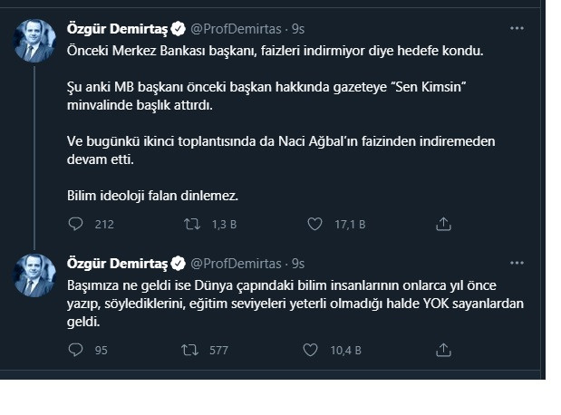 Özgür Demirtaş’tan Şahap Kavcıoğlu’na hodri meydan: Bu vasat görüşe karşı dile getirdim ama... - Resim : 2