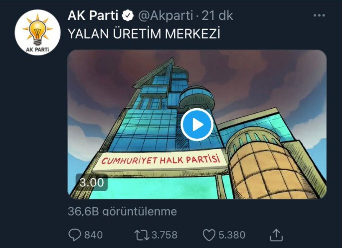 AKP, alay konusu olduğu çizgi film videosunu sildi! - Resim : 2