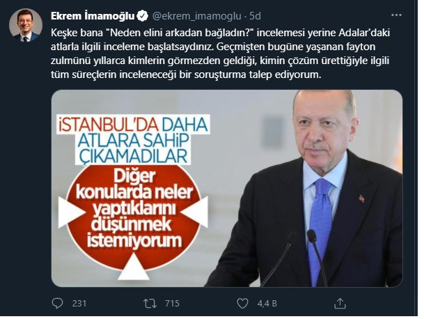 İmamoğlu Erdoğan'ın fotoğrafını paylaştı, talebini herkesin önünde söyledi! - Resim : 1
