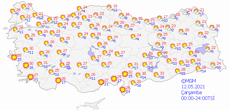 Meteoroloji'den 5 günlük hava durumu raporu: Hava sıcaklıkları nasıl olacak? - Resim : 4