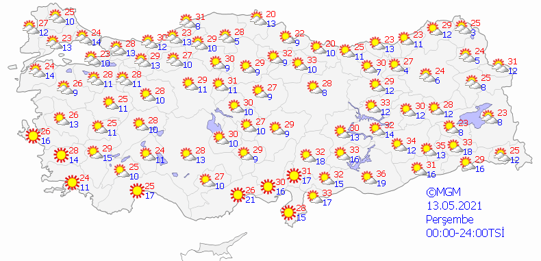 Meteoroloji'den 5 günlük hava durumu raporu: Hava sıcaklıkları nasıl olacak? - Resim : 5