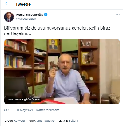 Kılıçdaroğlu'nun uykusunu kaçıran olay! Gece yarısı video çekti, gençlere çağrı yaptı - Resim : 1