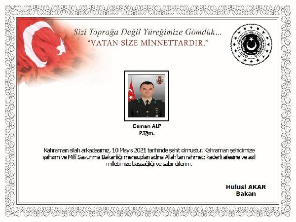 İdlib'de şehit düşen askerin ismi açıklandı - Resim : 1