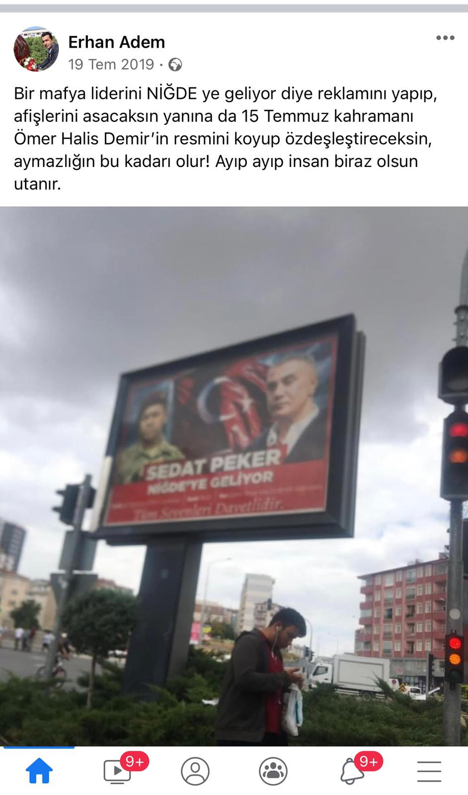 CHP il başkanından Süleyman Soylu'ya Sedat Peker sorusu: Bilboardları hatırlattı - Resim : 1