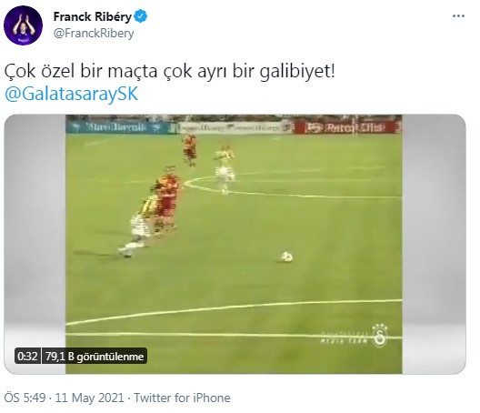 Franck Ribery Fenerbahçe'ye attığı golü paylaştı! Galatasaray'ı da etiketledi - Resim : 1