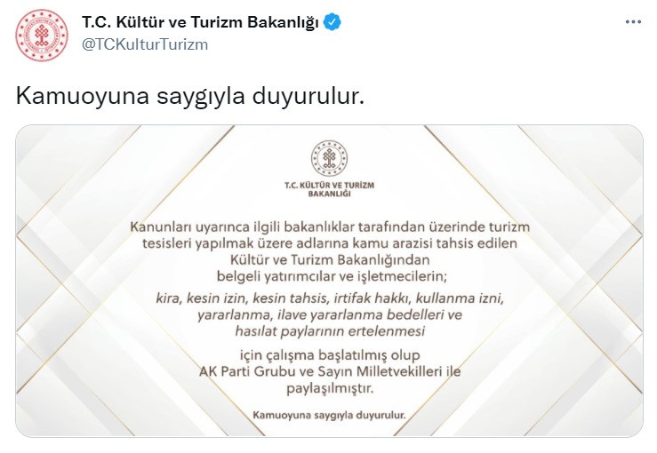 Bakanlıktan 'parti devleti' denilecek skandal açıklama! TBMM yerine AKP grubuna duyuruldu - Resim : 1