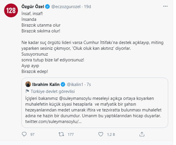 CHP'li Özgür Özel'den Saray'a çok sert 'Sedat Peker' yanıtı: İnsanda biraz utanma olur - Resim : 2