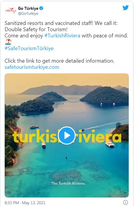 Bakanlıktan skandal 'güvenli turizm' reklamı: Turistlerin göreceği Türkler 'Ben aşılandım' maskesi takacak - Resim : 3