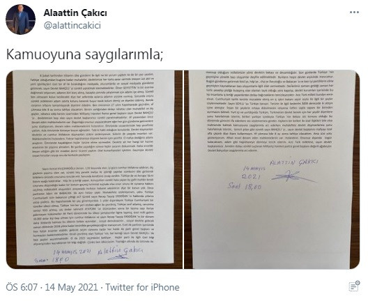 Alaattin Çakıcı'dan Süleyman Soylu ve Mehmet Ağar'ı hedef alan Sedat Peker'e 'sus' mesajı - Resim : 1