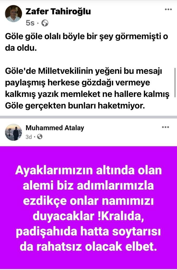 AKP'li Orhan Atalay'a şok suçlama: İşletmemize çökenler Göle'nin Ağar'ı mı, Çakıcıları mı? - Resim : 1