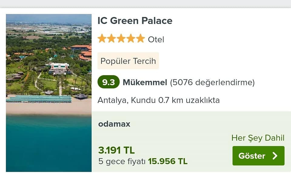 Aynı tarih, aynı otel, aynı hizmet: Alman turiste 6 bin, yerli turiste ise... - Resim : 2