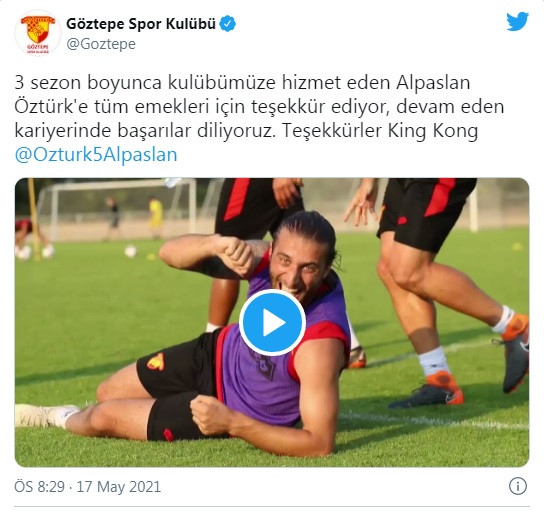 Göztepe, Alpaslan Öztürk ile ayrılığı resmen duyurdu - Resim : 1