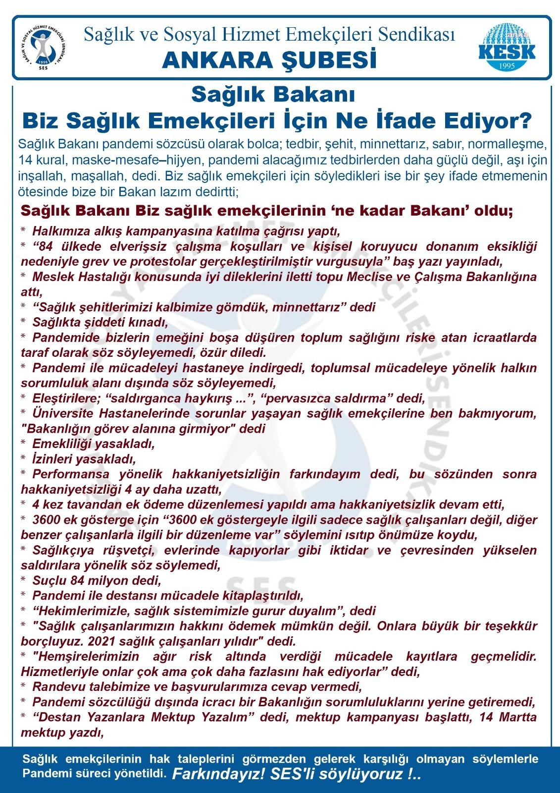 Sağlık emekçilerinden Fahrettin Koca'ya sert yanıt: 'Bize bir bakan lazım' dedirtti - Resim : 1