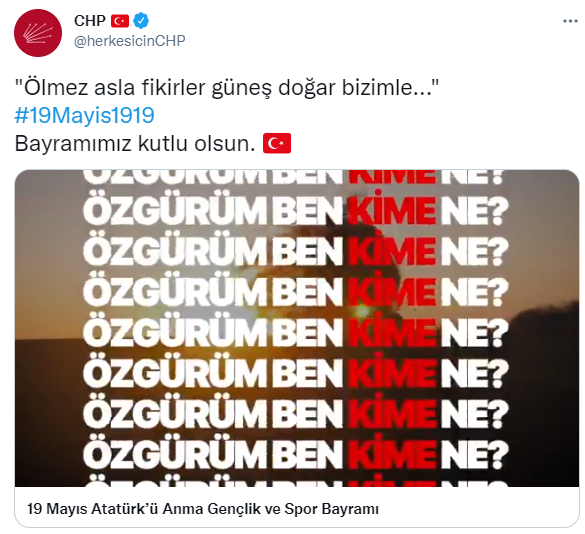 CHP'den 19 Mayıs'ta rap şarkılı video - Resim : 1