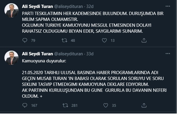 Musab Turan'ın 'AKP neferi' dediği babasından flaş açıklama - Resim : 3