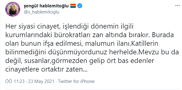 Sedat Peker'in açıklamalarının ardından Şengül Hablemitoğlu'ndan açıklama: Şimdi gözümün önüne geliyor - Resim : 5