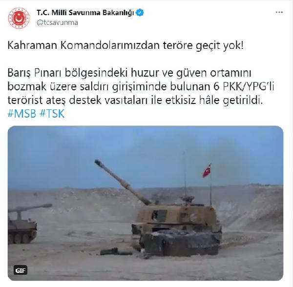 MSB: 6 PKK/YPG'li terörist etkisiz hâle getirildi - Resim : 1