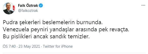 CHP Sözcüsü Faik Öztrak'tan Sedat Peker'in 7. videosunun ardından 'sandık' mesajı - Resim : 1